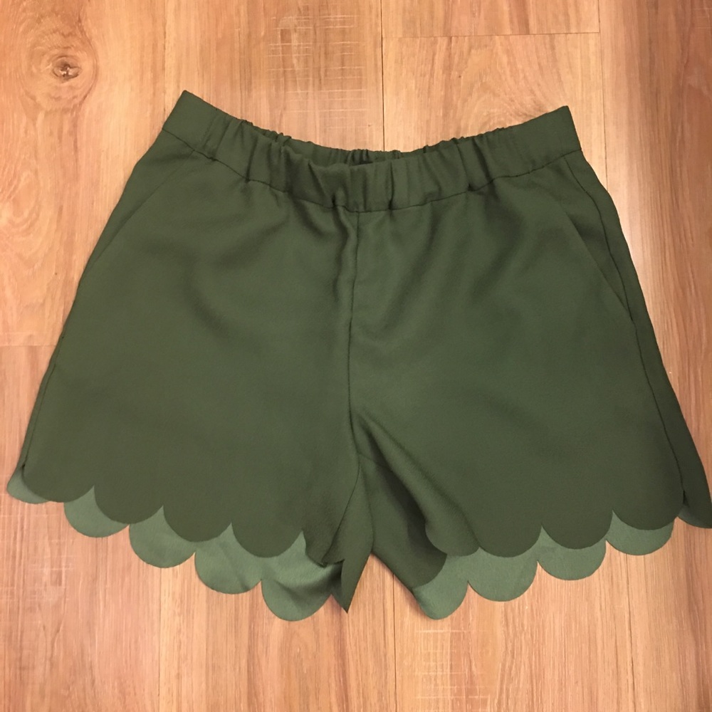 Madewell Scalloped Shorts